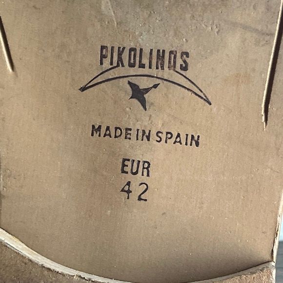 Pikolinos Oxford Lace Up Dress Shoes Brown‎ Leather Mens Size 8.5 / 42 Lace Up - Picture 6 of 6